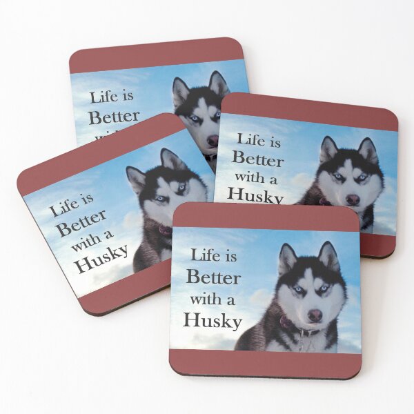 Item preview, Siberian Husky Dog Gifts - Life Is Better With A Husky Gift Ideas for Dog Lovers of Huskies designed and sold by merkraht.