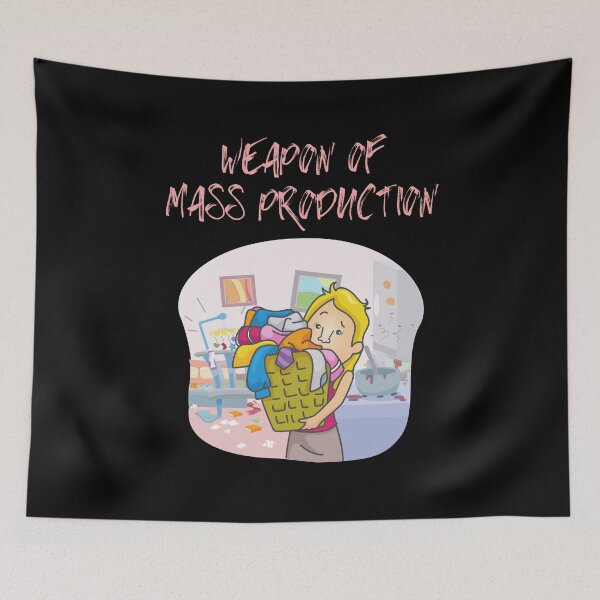 Item preview, Weapon Of Mass Production Working Mum Pride Work designed and sold by Two Left Hands Design.