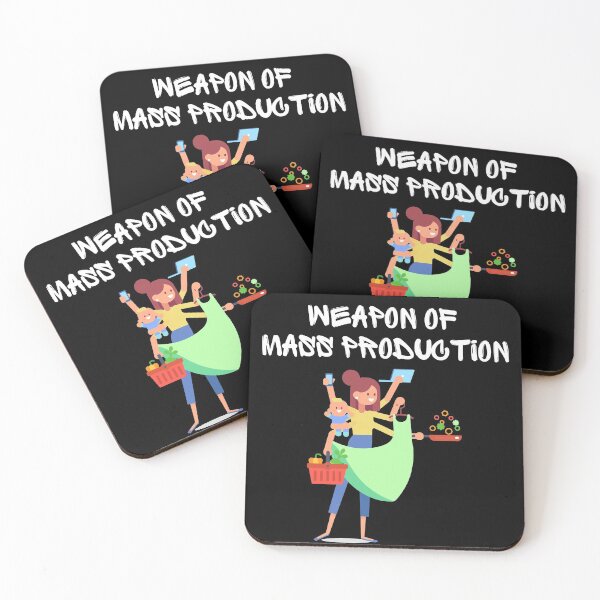 Item preview, Weapon Of Mass Production Working Mum Pride Work designed and sold by Two Left Hands Design.