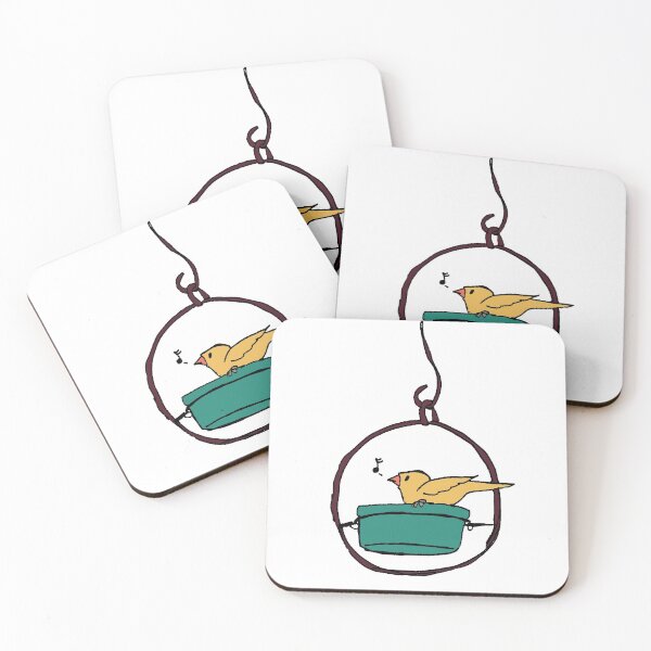 Item preview, Little Bird At Bird Feeder designed and sold by elysedraws.