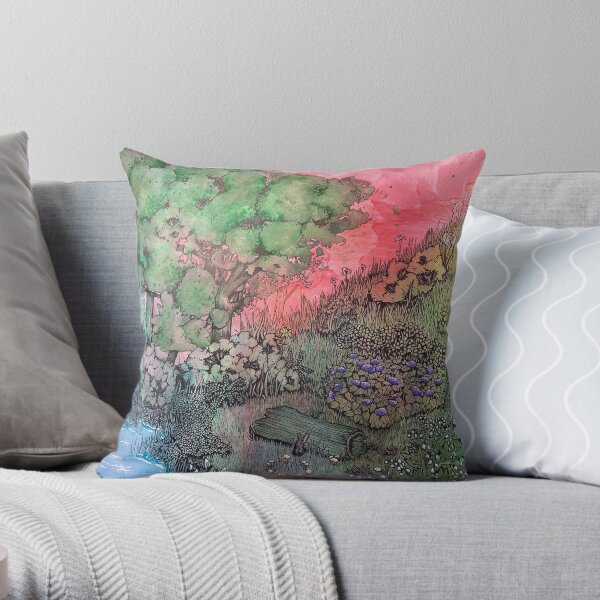 Reginald's Grotto Throw Pillow
