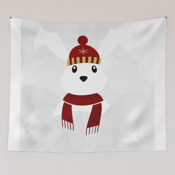 Item preview, White Christmas Rabbit designed and sold by Zing66.