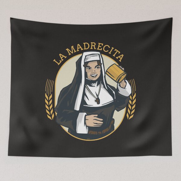 Aperçu de l'œuvre La Madrecita Drôle Boire Nonne créée et vendue par quintymoda.
