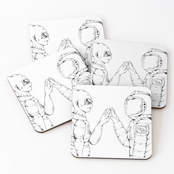 Item preview, First Contact Men & Alien designed and sold by DopeTops.