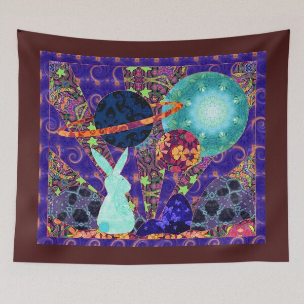 Item preview, Thoughtful Bunny Contemplates The Universe And Gets Confused designed and sold by MagickMama.
