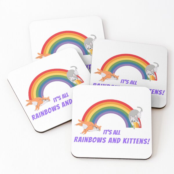 Item preview, It's All Rainbows and Kittens! designed and sold by zippydj.