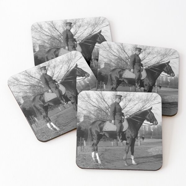 Item preview, General John Lejeune On Horseback - 1920 designed and sold by warishellstore.