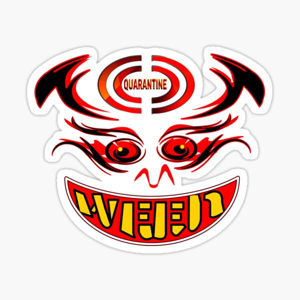 QUARANTINE O WEEN Sticker