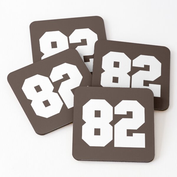 Item preview, 82 Number Cleveland Sports Eighty-Two Brown Jersey designed and sold by HelloFromAja.