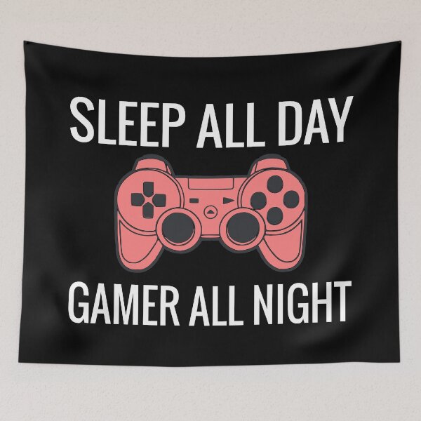 Item preview, Sleep All Day Gamer All Night designed and sold by ProtonProject.