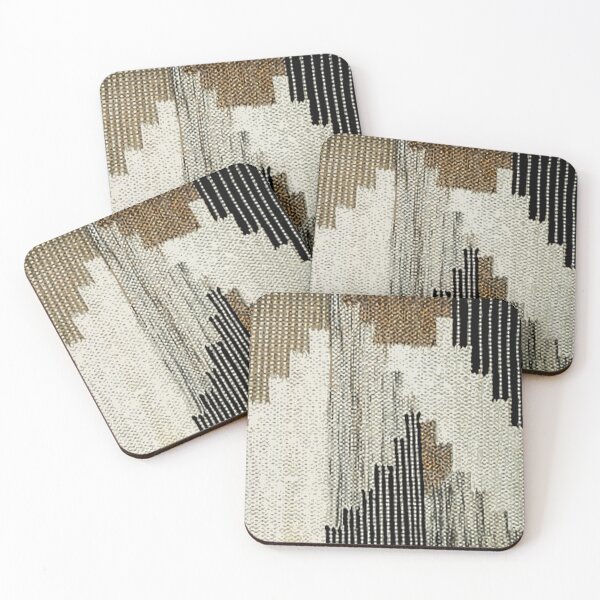 Item preview, Scandinavian Ethnic Aztec Pattern in Black & Beige designed and sold by MyArt23.