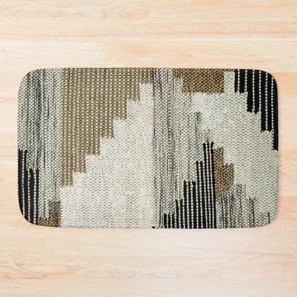 Item preview, Scandinavian Ethnic Aztec Pattern in Black & Beige designed and sold by MyArt23.