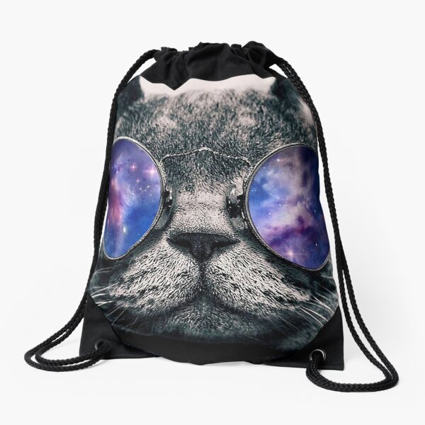 Chill Cat Drawstring Bag
