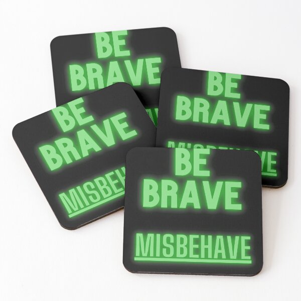 Item preview, Be Brave Misbehave  designed and sold by Dandistries.