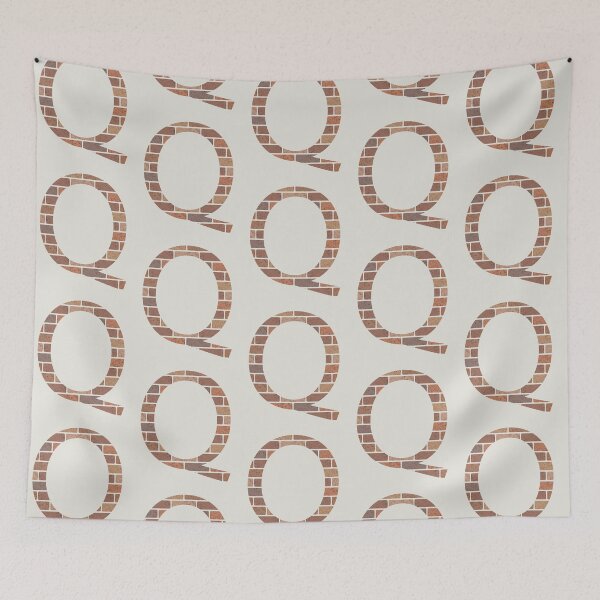 Item preview, Brick wall Q letter designed and sold by EngineerGoC.