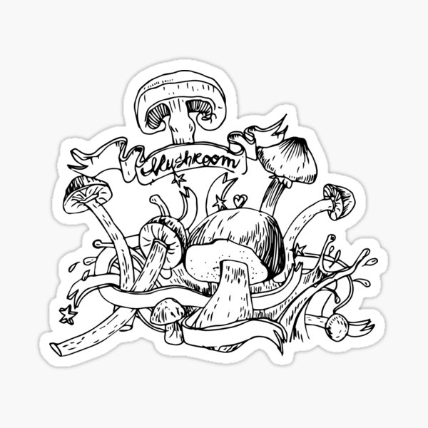 Veggie / Mushroom Sticker
