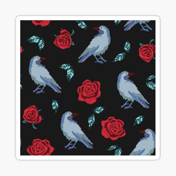 Item preview, Ravens and Roses designed and sold by Farissa Designs.