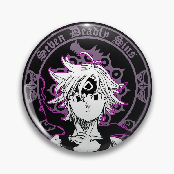 The Seven Deadly Sins Anime Badge Meliodas Ban King Nanatsu no Taizai Cute  Metal Badge Brooch