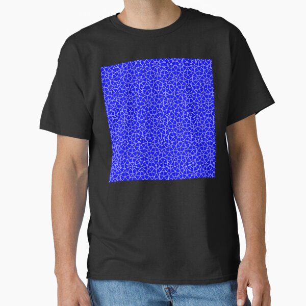 Vista previa del artículo con la obra «Azulejos Penrose en azul», diseñado y vendido por jutulen.