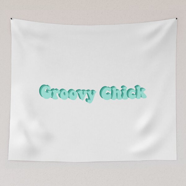 Item preview, Groovy Chick Mint Green designed and sold by hashntoast.