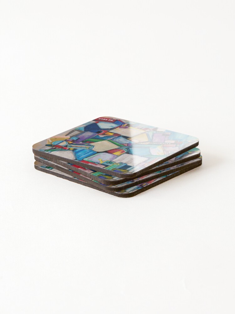 Thumbnail 4 of 5, Coasters (Set of 4), Abstract designed and sold by MLHuffDesigns.