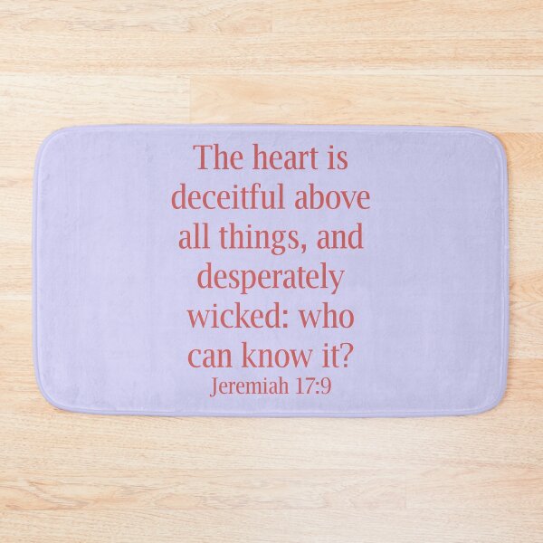 Item preview, Bible verse, Jeremiah 17:9 designed and sold by EverLife.