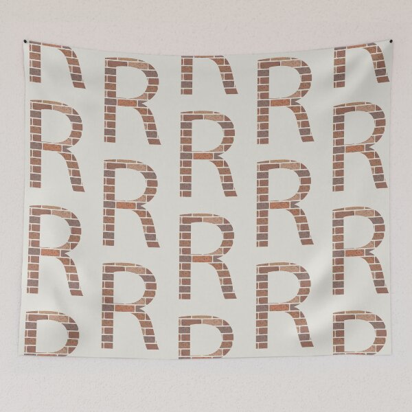 Item preview, Brick wall R letter designed and sold by EngineerGoC.