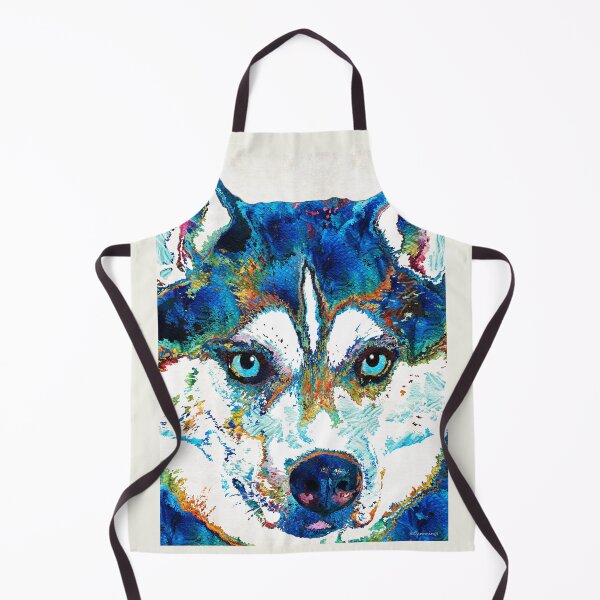 Item preview, Colorful Husky Dog Art by Sharon Cummings designed and sold by Sharon Cummings Art.