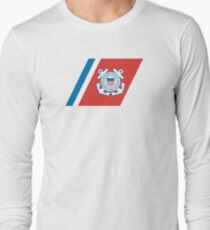 Dienstmarke der Küstenwache der Vereinigten Staaten Langarmshirt