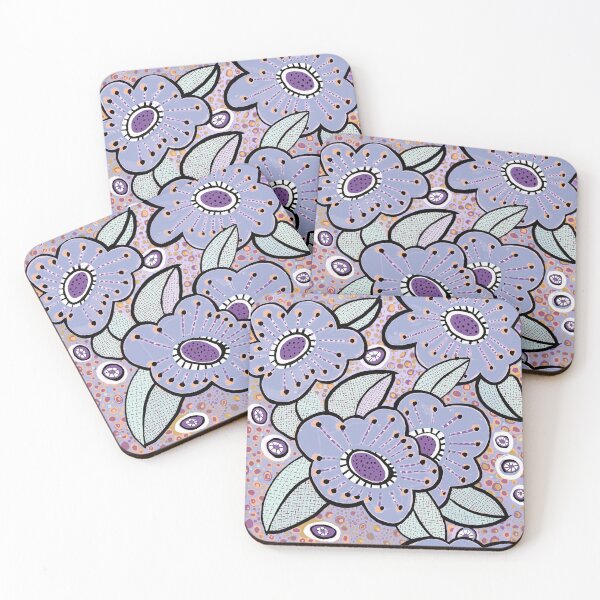 Item preview, Happy Poppies lavender designed and sold by Kayla Kennington.
