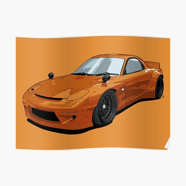 Mazda Rx7 Posters | Redbubble