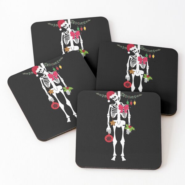 Item preview, Funny Christmas Halloween Hanging Skeleton Alternative Goth Emo Grunge Holiday designed and sold by RKSDesigns.