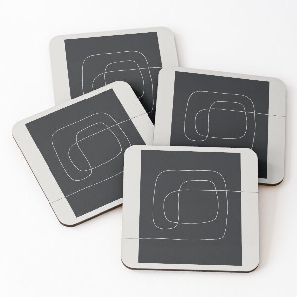 Item preview, Minimalist Black and White Abstract Line Art #2 designed and sold by kasamor.