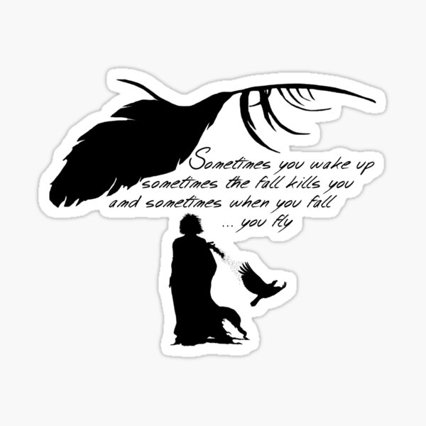 Artikel-Vorschau von Sandman - Wenn du fällst, fliegst du (Version B), designt und verkauft von oncenfuturekiki.