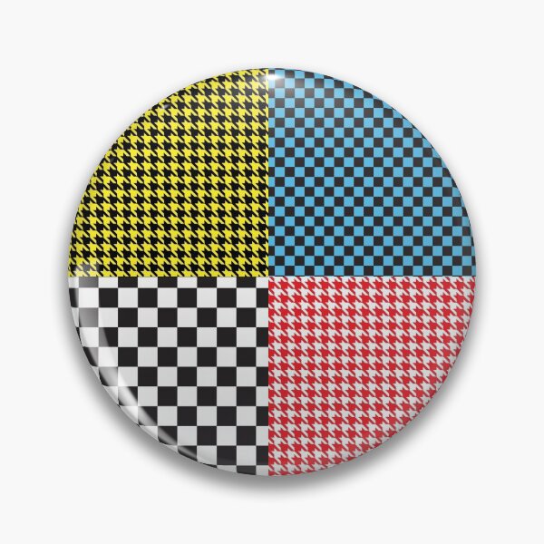 Item preview, 65 MCMLXV Harlequin Houndstooth Checkerboard Geomatric Pattern designed and sold by 65 MCMLXV.
