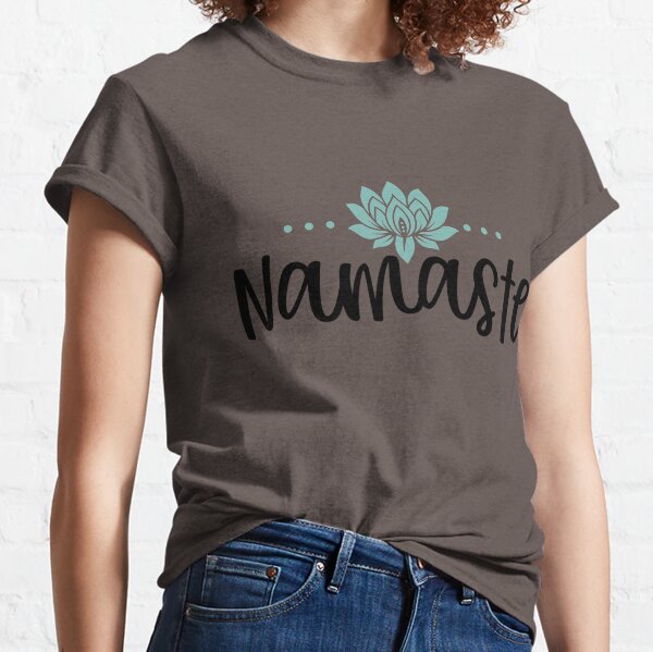 Namaste Tshirt, Damen Yoga T-Shirt, Damen T Shirts, Damen Grafik