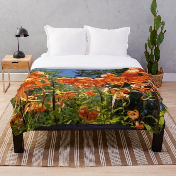 Item preview, Orange Tiger Lilies in Arlene's Garden - Northern Minnesota designed and sold by f2error.