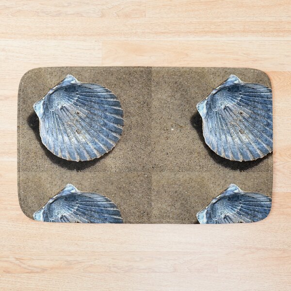 Item preview, Blue Scallop Sea Shell designed and sold by Mijiza.