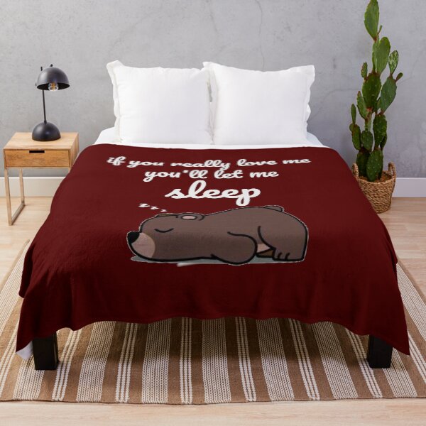 Item preview, If you really love me you'll let me sleep designed and sold by Toothless-3377.