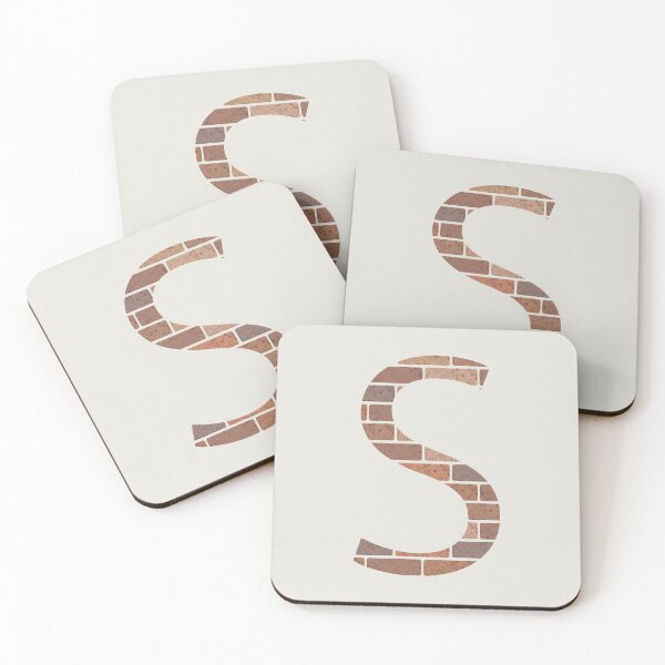 Item preview, Brick wall S letter designed and sold by EngineerGoC.