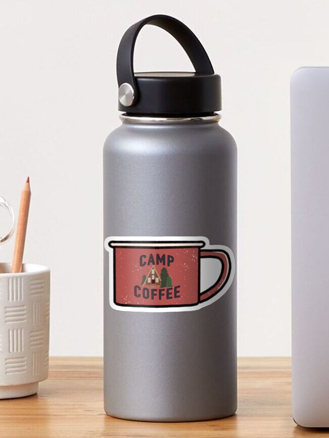 Vintage Enamel Coffee Pot Black Camping / Camp Mountain Cabin