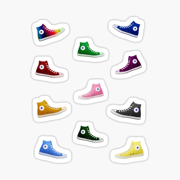 Converse Set Sneakers Sticker