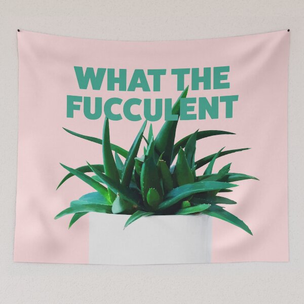 Item preview, What the Fucculent Funny House Plants Succulent Design designed and sold by justjonboy.