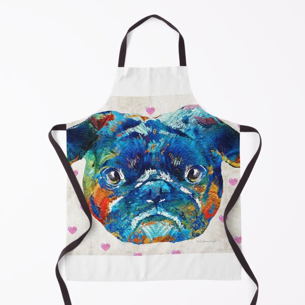Item preview, Pug Love Dog Art by Sharon Cummings designed and sold by Sharon Cummings Art.