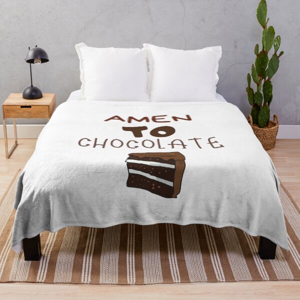 Item preview, Amen to Chocolate Sweet Dessert Ice-cream Foodie Shirt Laugh Joke Food Hungry Snack Gift Sarcastic Happy Fun Introvert Hipster Silly Inspirational Motivational Birthday Present designed and sold by EpsilonEridani.