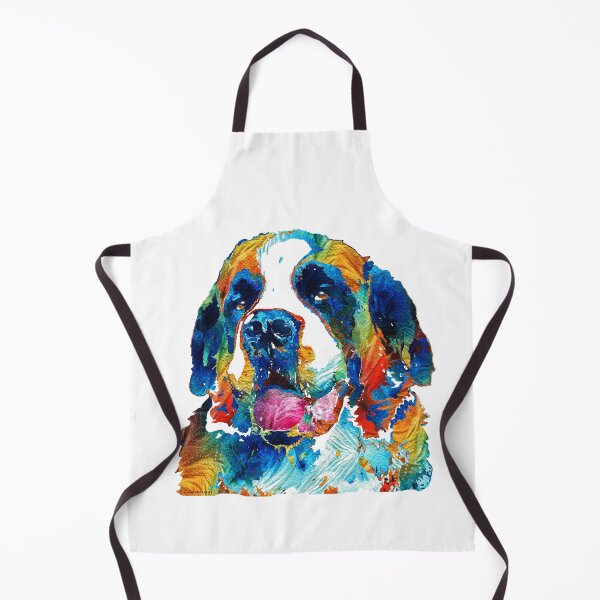 Item preview, Colorful Saint Bernard Dog by Sharon Cummings designed and sold by Sharon Cummings Art.