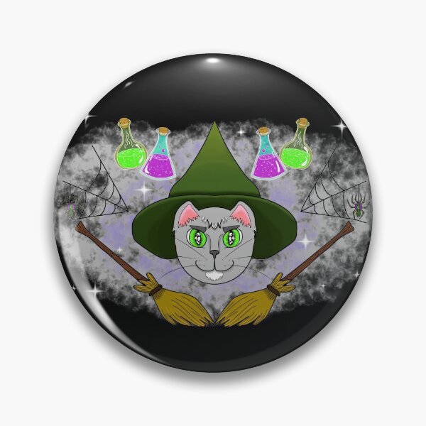 Item preview, Witch Cat designed and sold by NiftyNebula.