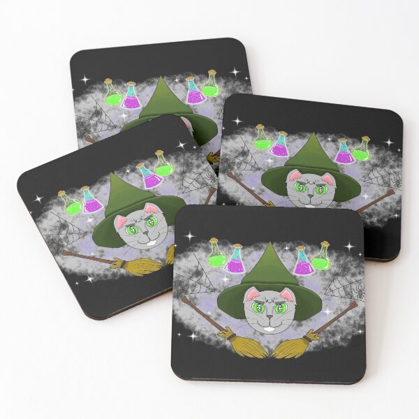 Item preview, Witch Cat designed and sold by NiftyNebula.