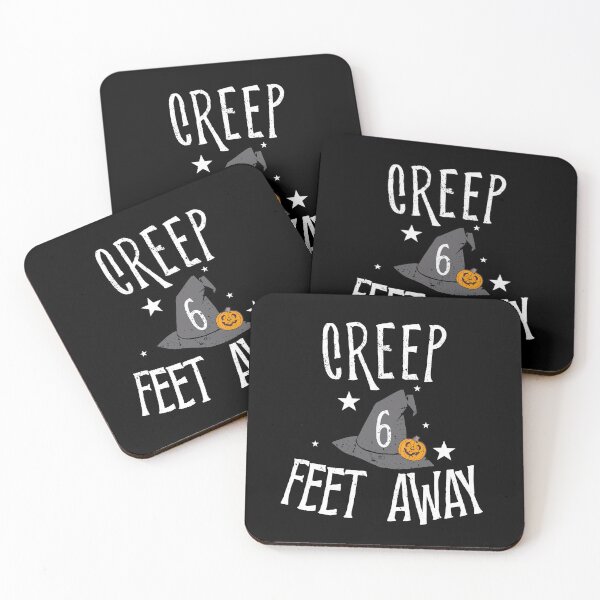 Item preview, Creep 6 feet away halloween 2020 designed and sold by RainbowPandas.