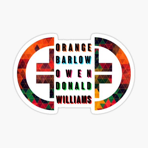 Take That - Geometric Surnames Sticker